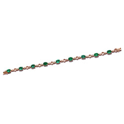 綠愛珠寶 18K金祖母綠手鏈 （5.78克拉）