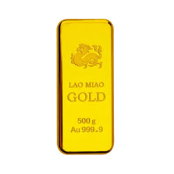 老庙黄金“传世”金条500克