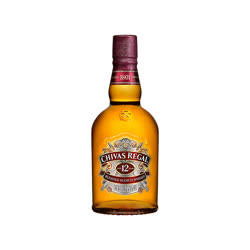 Chivas/芝華士 12年蘇格蘭威士忌（無盒裝) 500ML