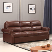朗尼 简约美式皮沙发 功能沙发客厅家具 三人位沙发（美式系列）