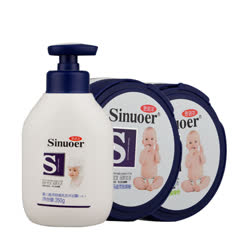 思诺尔（Sinuoer） 婴儿植萃舒缓洗发沐浴4件组