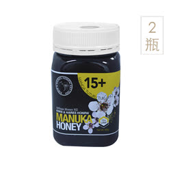 基维氏 （KIWIS）新西兰进口 麦卢卡UMF15+蜂蜜500g*2瓶装