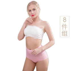 [品类日]心姬莫兰迪系列蚕丝底裆轻薄内裤8件组