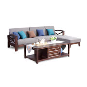 红星斯威特（HXSWT) 美式系列 沙发床+茶几套组 M9301/M9302