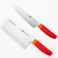 德国双立人NowS中片刀多用刀2件刀具套装厨房家用不锈钢菜刀组合