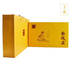 武夷岵茗 金駿眉 武夷山紅茶504g（50袋/盒X2）小泡袋 禮盒裝（武夷紅茶,精制小泡袋禮盒裝）