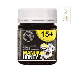 基维氏 （KIWIS）新西兰进口 麦卢卡UMF15+蜂蜜250g*2加赠UMF10+蜂蜜250g*2