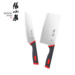 新年煥新廚,張小泉紅韻系列刀具兩件套切片刀小廚刀