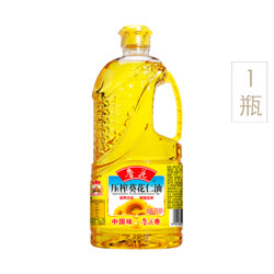 魯花物理壓榨葵花仁油900ml單瓶裝 小瓶食用油炒菜烘培家用油