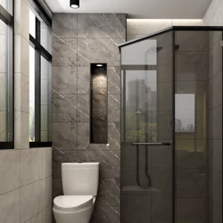 卫欲无限 不锈钢轻奢浴室壁龛置物架定制 SL084