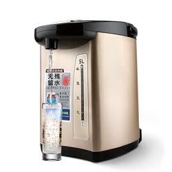 美的（Midea）电热水瓶304不锈钢5L电水壶多段温控烧水自动出水烧水壶MK-PF709-50T
