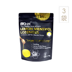 Bio-H 新西兰进口 麦卢卡UMF15+蜂蜜柠檬薄荷味硬糖150g*3袋（分享装）