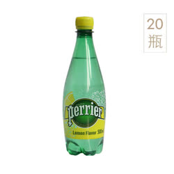 巴黎水(Perrier) 法国进口 柠檬味含气天然矿泉水500ml*20瓶装（企业团专享）