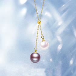 尊丽尚珠宝（jaleesa）18K金时尚双色珍珠项链