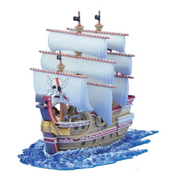 万代 BANDAI拼装模型 海贼王 伟大的船04 四皇 雷德佛斯号小号船