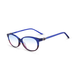 欧可（OCSEE） 老花镜 168款蓝紫色老花眼镜（防蓝光 防UV400 时尚女款）