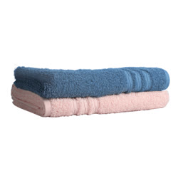 大朴（DAPU）素色高毛圈浴巾2件组