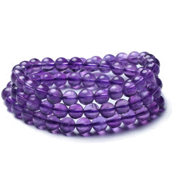 華仕達珠寶 “紫韻情懷”紫水晶多圈手串