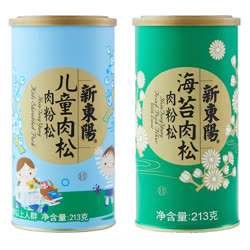 新东阳海苔肉松213g*1罐+儿童肉松213g*1罐 共2罐肉粉松