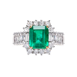 绿爱珠宝 18k金祖母绿戒指（2.31克拉）