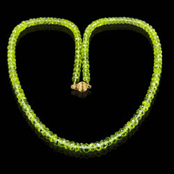 華仕達珠寶“春意盎然”14K金橄欖石項鏈