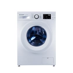 夏普（SHARP） XQG90-5239S-W 9公斤大容量变频全自动滚筒洗衣机