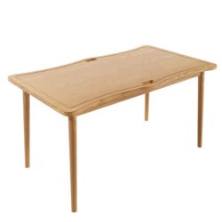 法兰雅 现代简约适老化实木餐桌椅组合（1桌4椅）