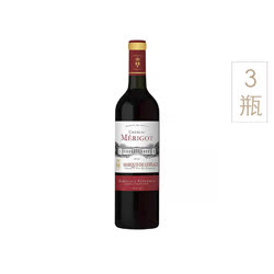 MARQUIS DE LESPLACES法国美瑞高古堡干红葡萄酒750ml*3瓶