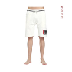 【新款特惠 】OUNAISI 男士循纯色绣标休闲中裤GPD8222 （面料柔软舒适 休闲运动 M-XXL ）