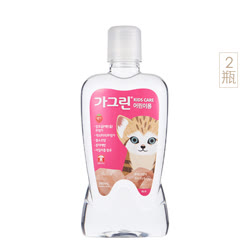 佳口林（Garglin）韩国进口儿童漱口水 草莓味380ml*2 清洁口腔不添加酒精 呵护牙龈 氟素涂层