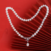 DBLUE珍珠“珍情”近圆形一款多戴珍珠项链