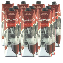 意美斯 Sapormio意大利原装进口干红葡萄酒利乐包装1L*10盒
