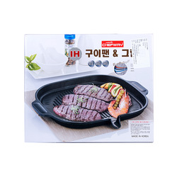CHEFWAY 韩国进口32cm烤盘（大口径,不易粘，硬度高 ,铝合金,少油烟）