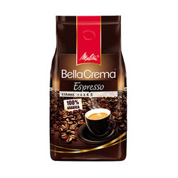[商城]美乐家（Melitta） BellaCrema牌意式特浓咖啡豆1Kg 德国进口