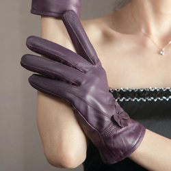 FOREAER 女式羊皮手套FO-YP16010119-W1（加絨款）