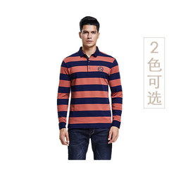 奧格（Augainuk） 男士新款純棉長袖T恤（100%棉,親膚舒適,大方有型）