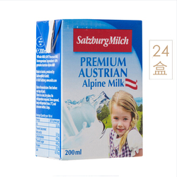 【电视团购】萨尔茨堡 （SalzburgMilch） 纯牛奶 全脂牛奶 200ml*24盒 奥地利原装进口
