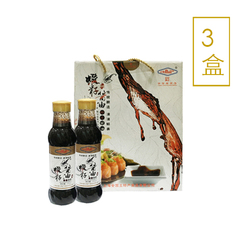 培丽 虾籽酱油（375ml*2瓶）礼盒*3盒分享装