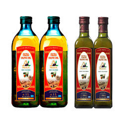阿格利司  希臘原裝進口特級初榨橄欖油4瓶特惠版（1L×2瓶+500ml×2瓶）